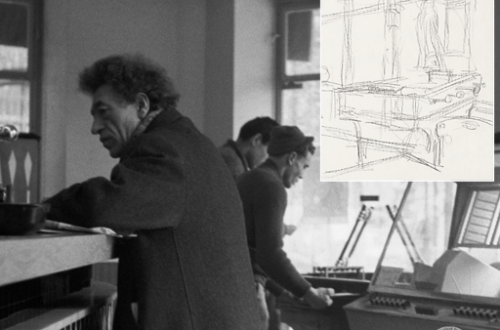 Alberto Giacometti et le baby-foot